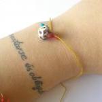 Sterling silver flower brac..