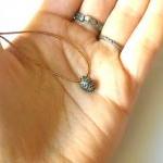 Pine cone necklace-Tiny -Go..