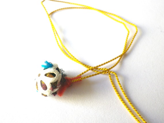 Sterling silver flower bracelet-Mustard yellow twisted silk thread-Flower filled with petrol silk-Adjustable-Natural inspired